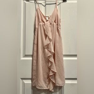 Eloise Elegant Baby Pink Mini Dress